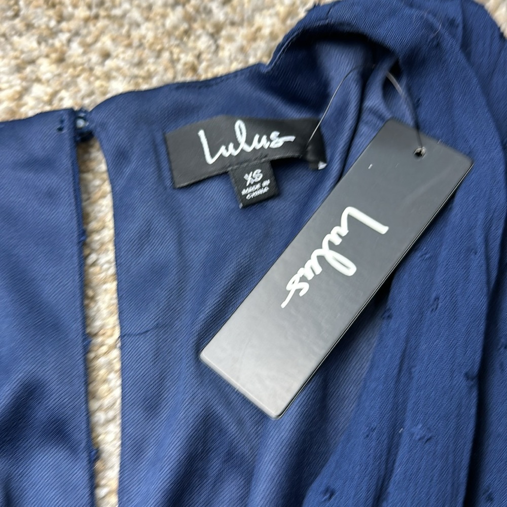NEW Lulus Dress! Dark blue! - Picture 2 of 2